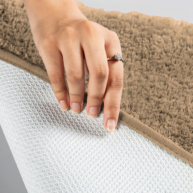Vegas Luxe Micro Fiber Area Rug - Brown media 4