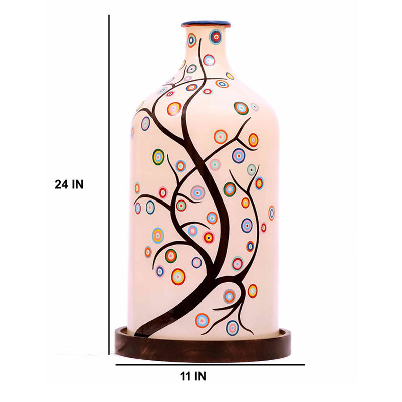Orion Lumina Hand Painted Metal & Glass Floor Lamp media 6