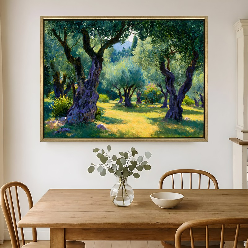 Shadowdance Canvas Wall Painting With Frame