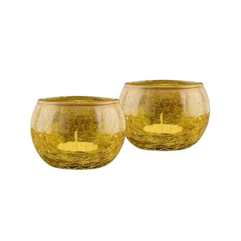 Sunshine Mosaic Candle Holder - Set Of Two media 4