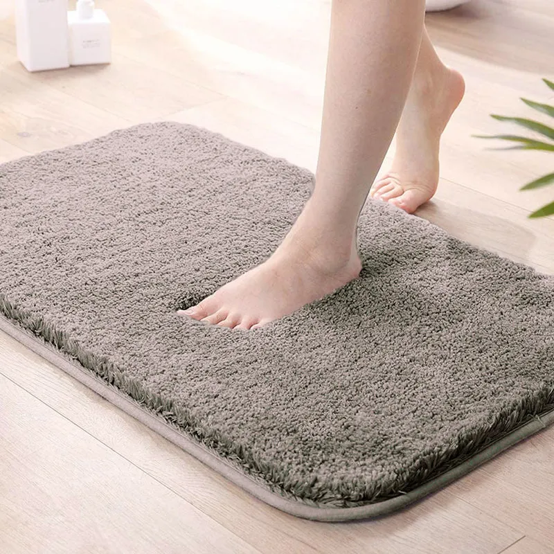 Toronto Touch Microfiber Bath Mat - Light Brown media 1