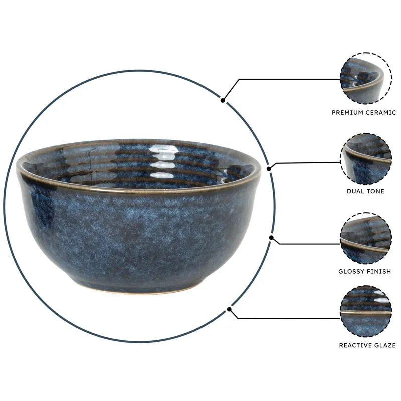 Meghneel Handmade Serving Bowl(160 ML) - Set of Four media 7