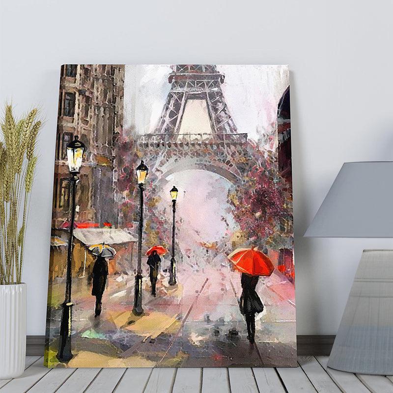 Eiffel Glamour Canvas Wall Painting media 2