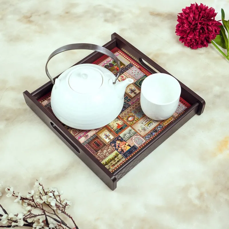 Creva Wooden Serving Tray media 1