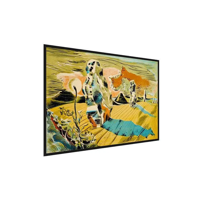Avebury by Paul Nash Canvas Wall Painting - Black Frame media 3