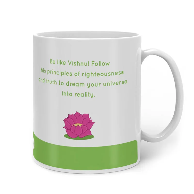 Whimsy Cute Vishnu Ceramic Coffee Mug - 300 mL media 4