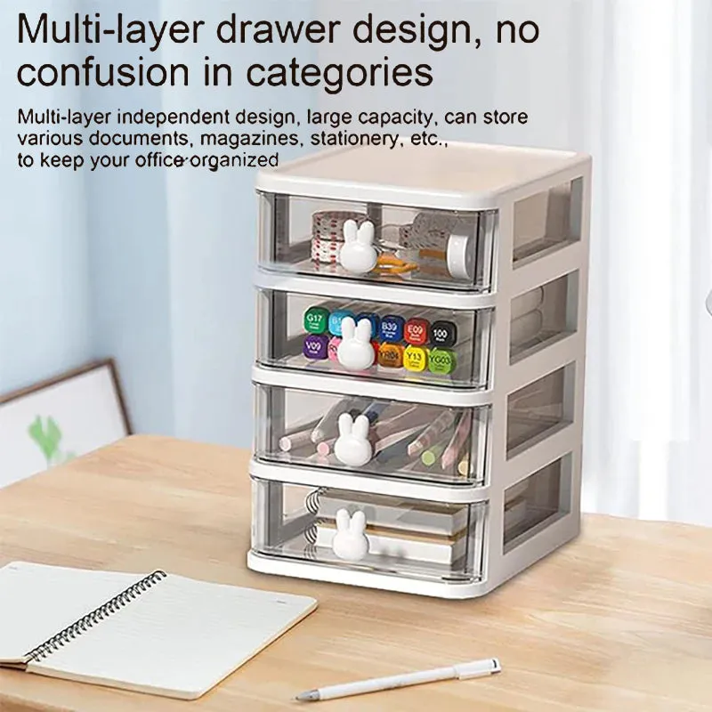 Stowly Four Tier Desk Organiser - White media 7