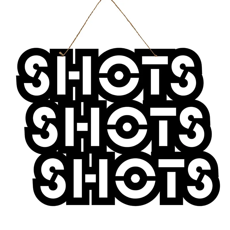 Shots Shots Shots Mild Steel Wall Accent media 3