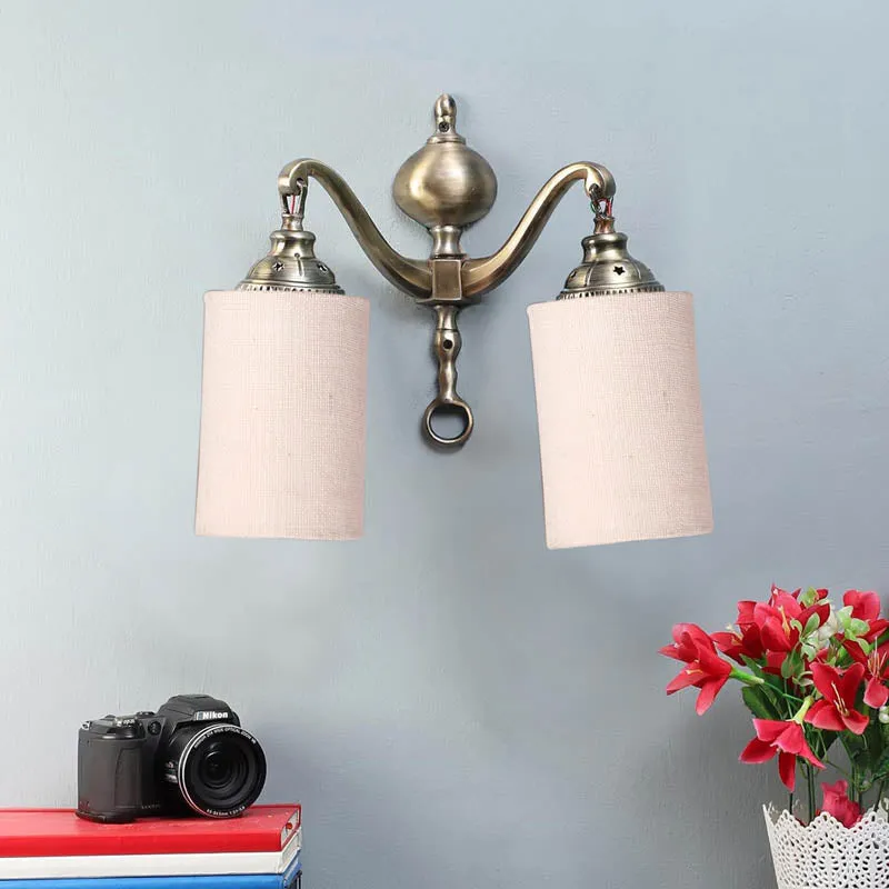 Gypsy Cylindrical Metal Wall Lamp media 3