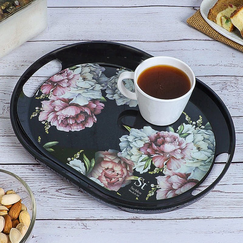 Royal Rosa Melamine Serving Tray