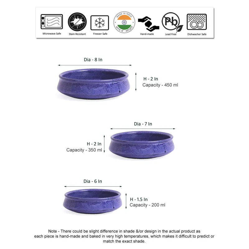 Ombrette Serving Bowl (200 mL/400 mL/750 mL) - Set Of Three media 7
