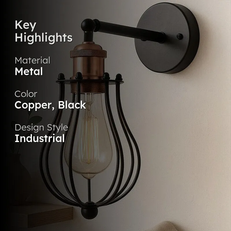 Poshell Metal Wall Lamp - Copper media 2