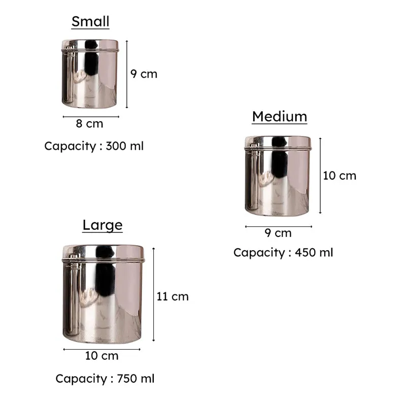 Sevita Storage Container (300/450/750 mL) - Set Of Three media 7
