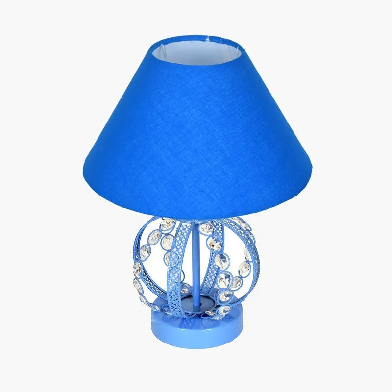 SculptaLight Artistic Desk Wooden Table Lamp - Blue media 4