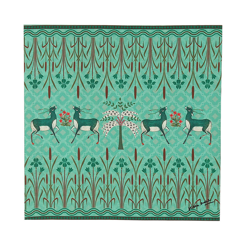 India Circus Tiger & Trunk Canvas Wall Art - Set Of Three media 3