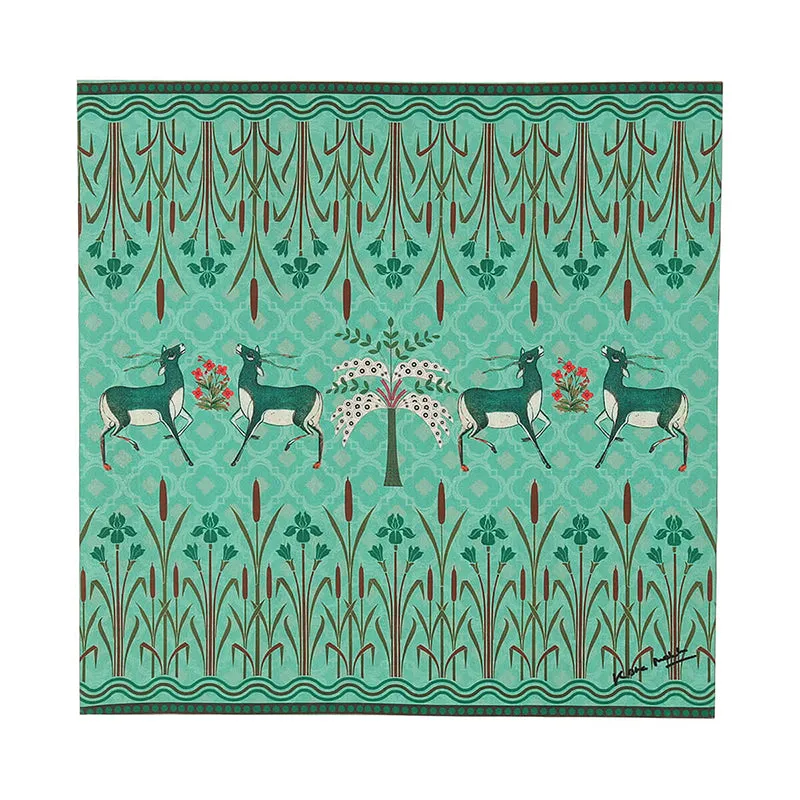 India Circus Tiger & Trunk Canvas Wall Art - Set Of Three media 3