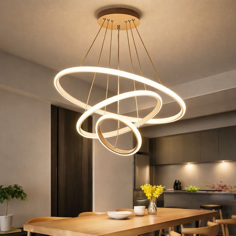 Nova Halo Metal Ceiling Lamp - Gold media 3