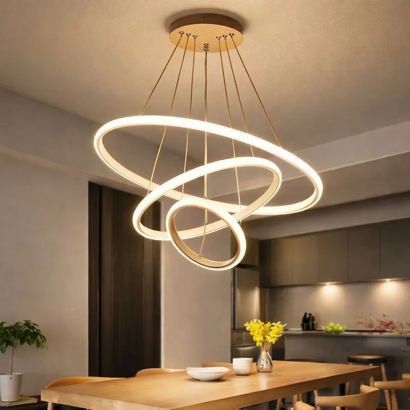 Nova Halo Metal Ceiling Lamp - Gold media 3