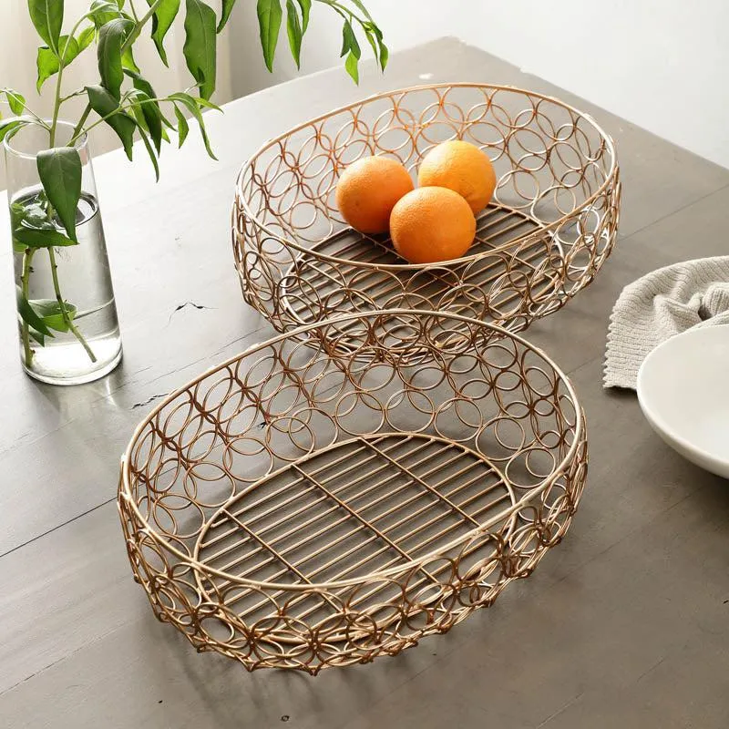 Lusia Fruit Basket (Copper) - Set Of Two media 1