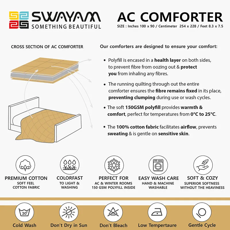 Brand information graphic for the comforter