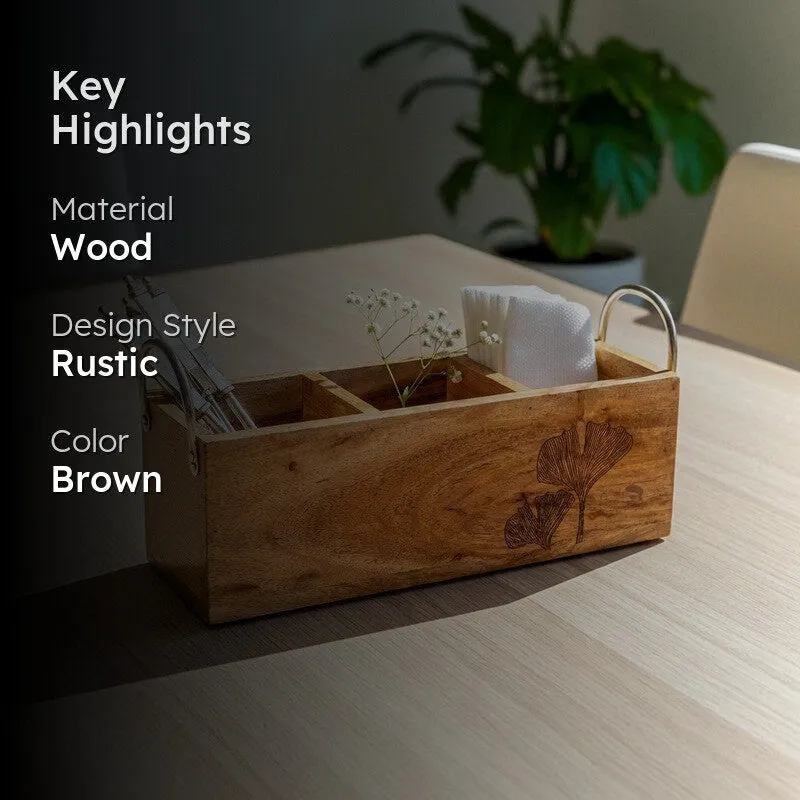 Impressa Printed Wooden Cutlery Stand media 2