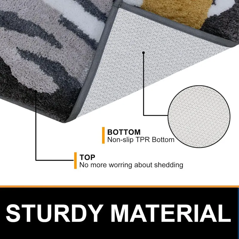 Planetarium Microfiber Bath Mat - Silver media 6