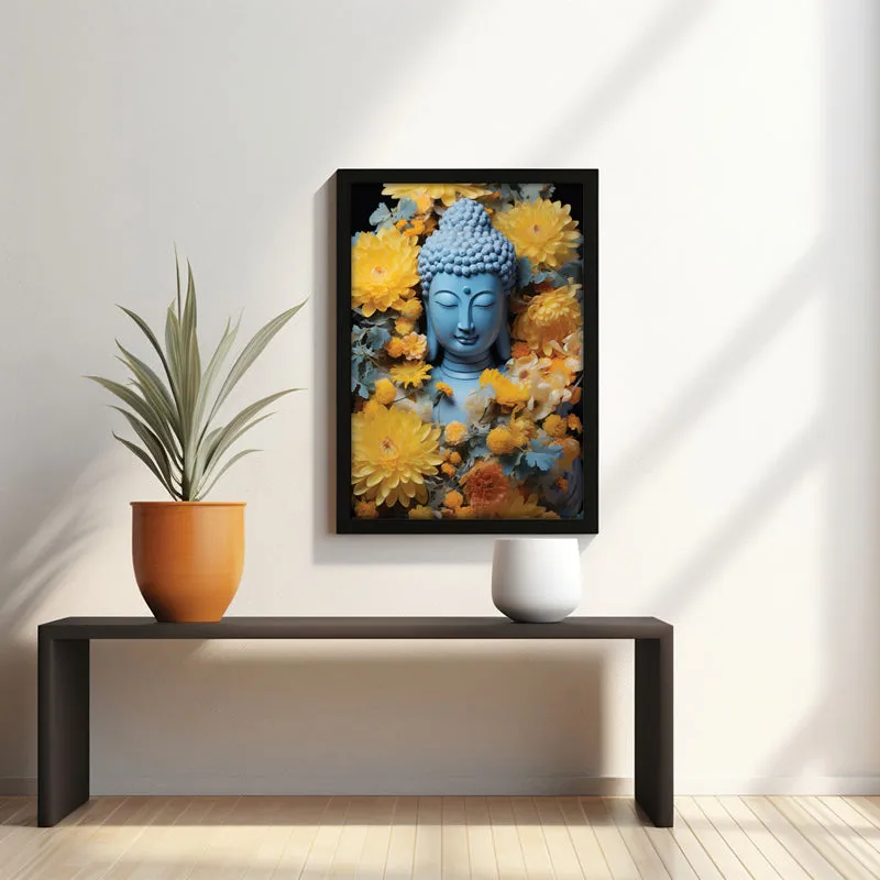 Enlightened Whisper Buddha Wall Painting media 1
