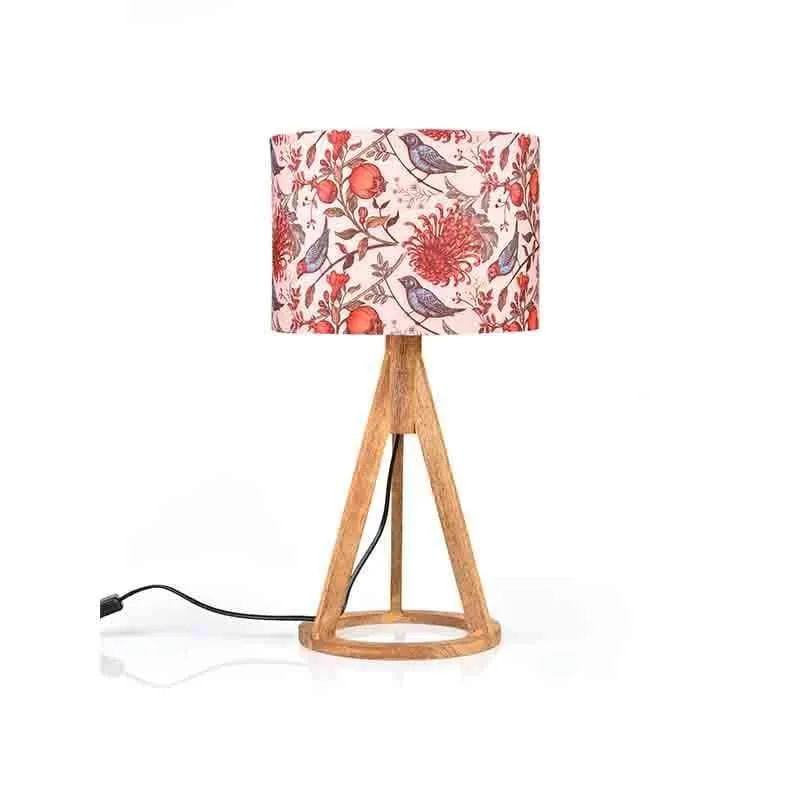 Wilding Wooden Table Lamp - Multicolor media 4