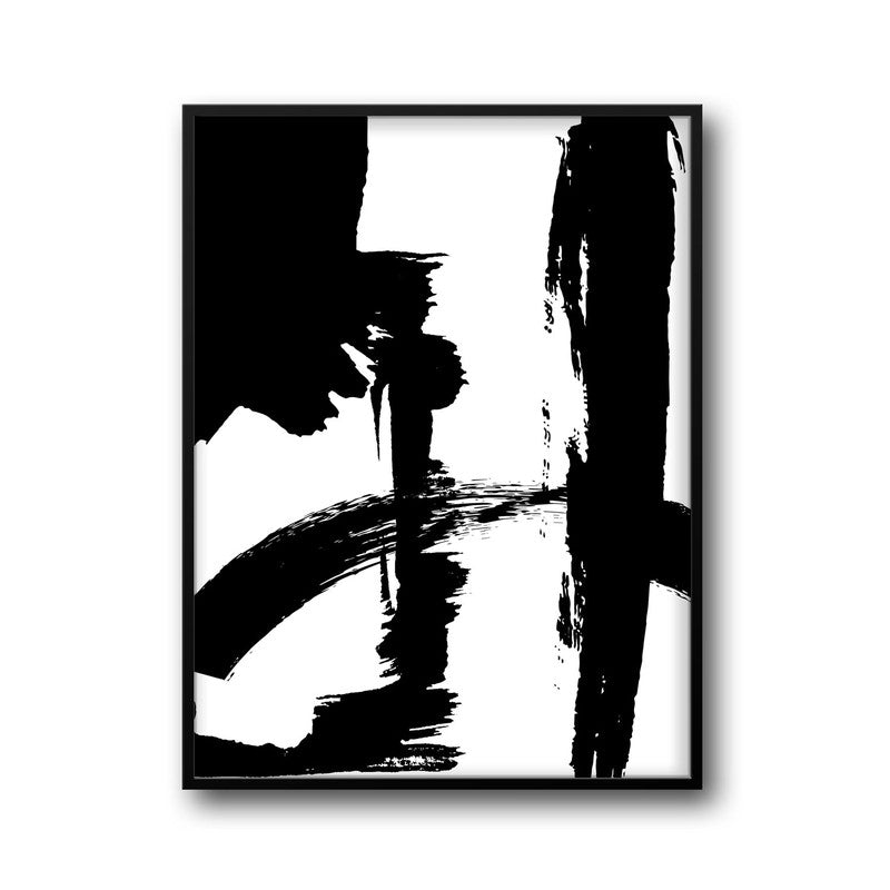 Strokes Of The Void Framed Canvas Wall Painting media 6