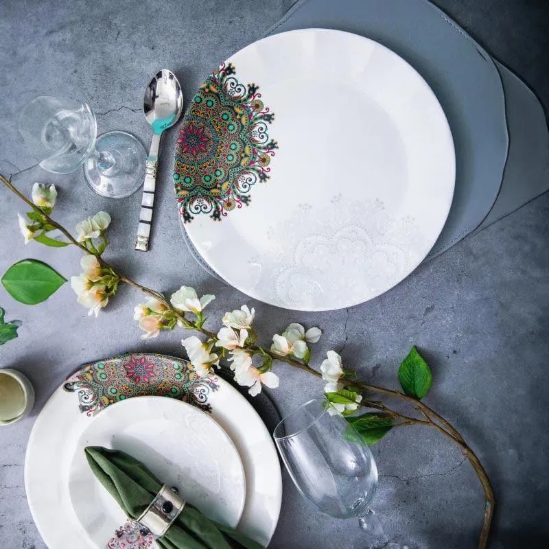 Servewell Jaren Melamine Dinner Plate - Set Of Six media 1