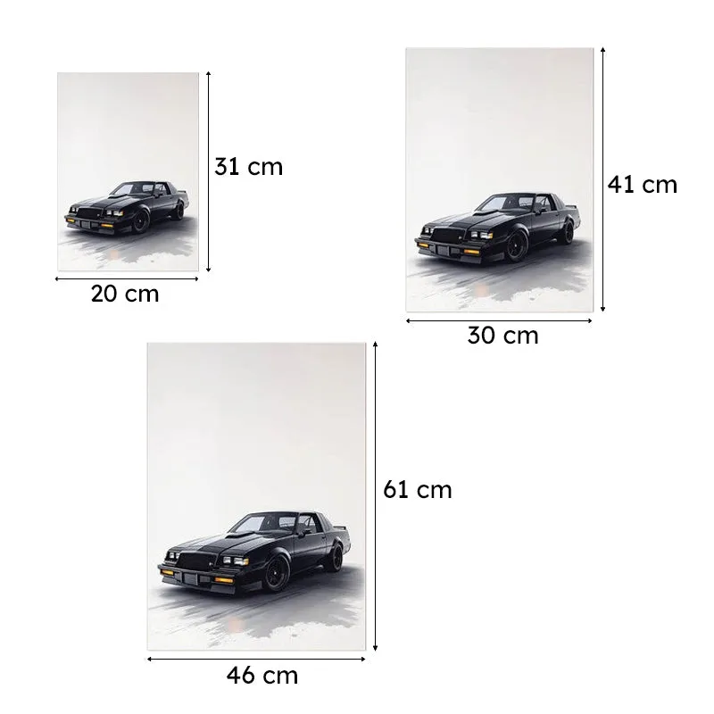 Midnight Racer I Wall Poster - Black media 10