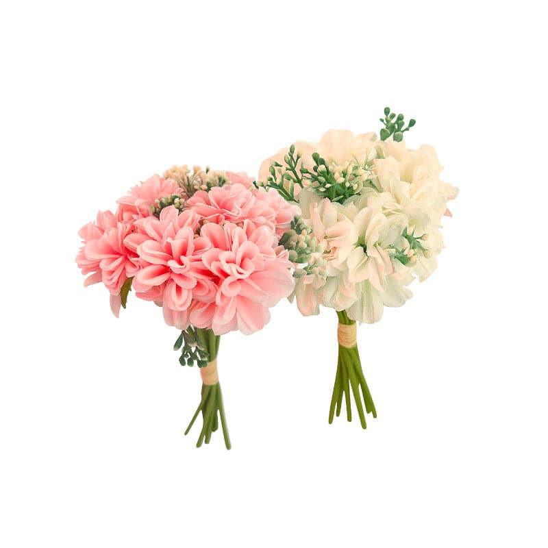 Faux Panicle Hydrangea Bunch - Set Of Two media 4