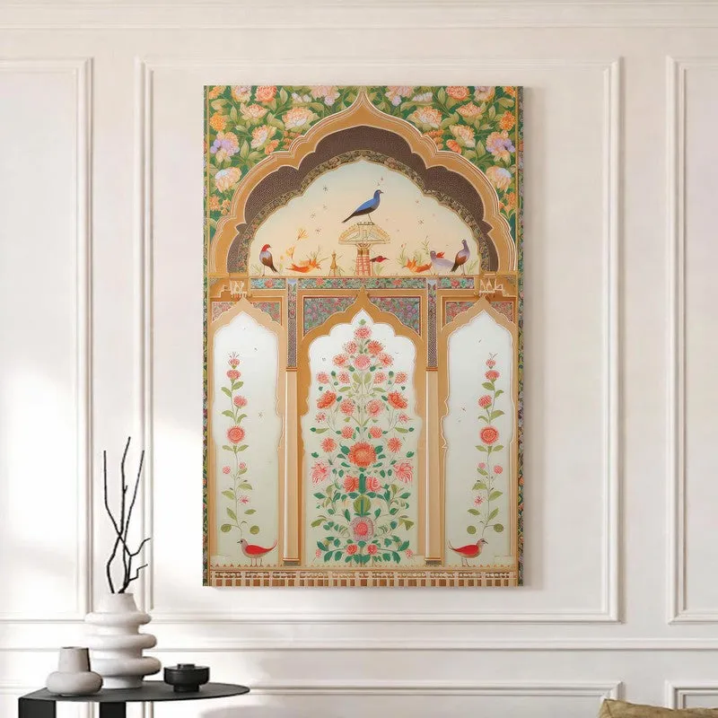 Peacock Aura Canvas Wall Art media 5