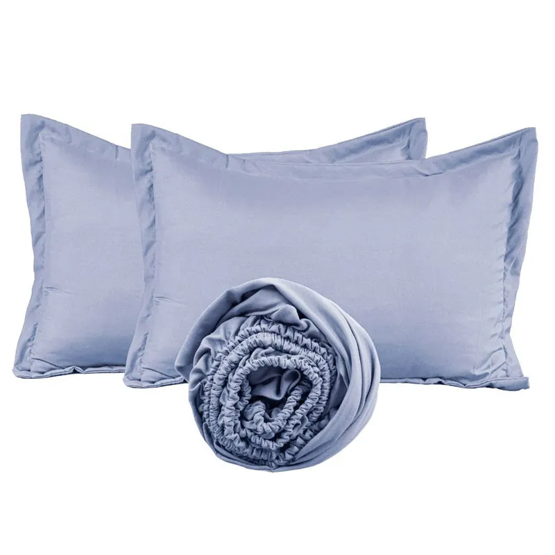 Cloud Drift Fitted Microfiber Bedsheet (Lavender) - 140 GSM media 9