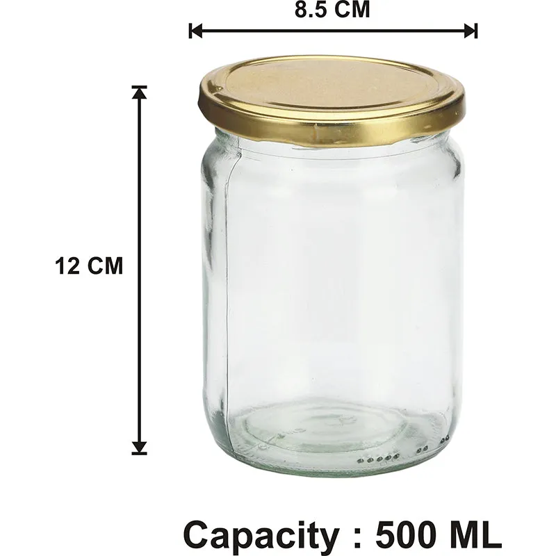 Amren Airtight Storage Jar (500 mL Each) - Set Of Four media 4