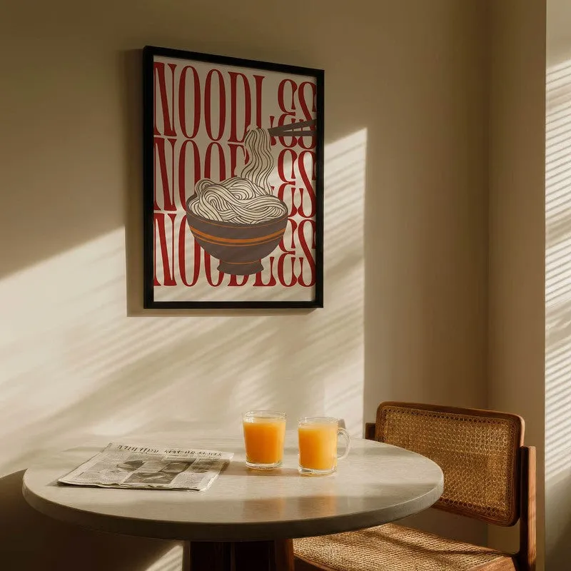 Red Radiance Archival Canvas Wall Art - Black media 5