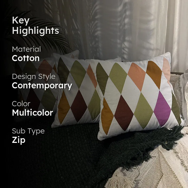 Argyle Cushion Cover - Set Of Three media 2