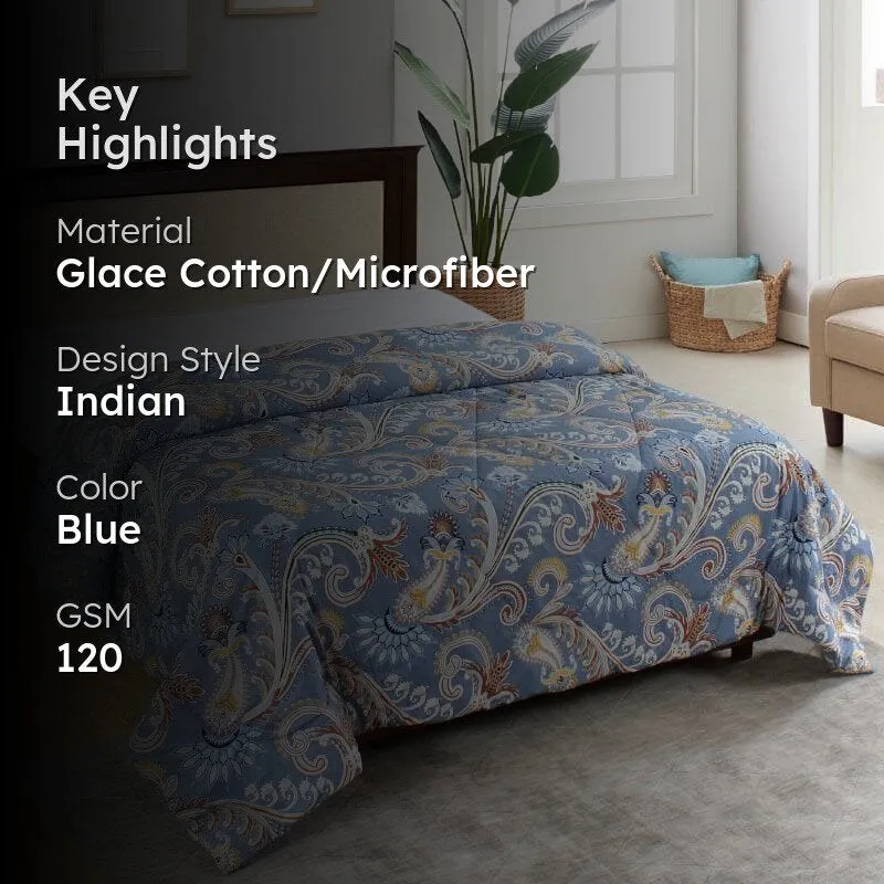 Arienne Glace Cotton Comforter - 120 GSM media 2