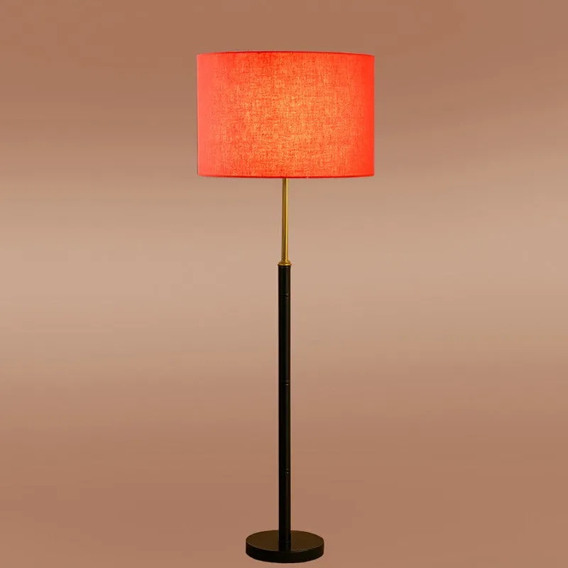 Nordic Glow Wooden Floor Lamp - Orange media 6