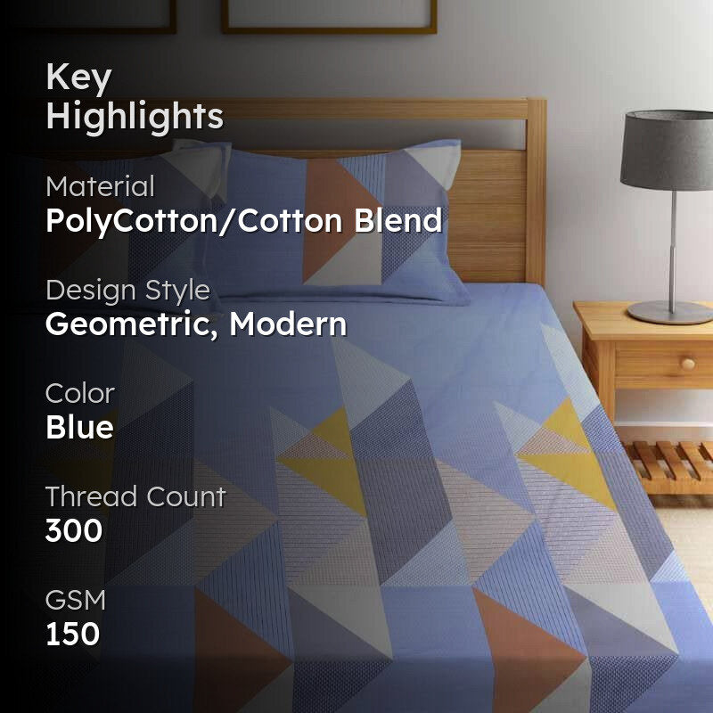 Morein Printed Bedsheet - 150 GSM media 2
