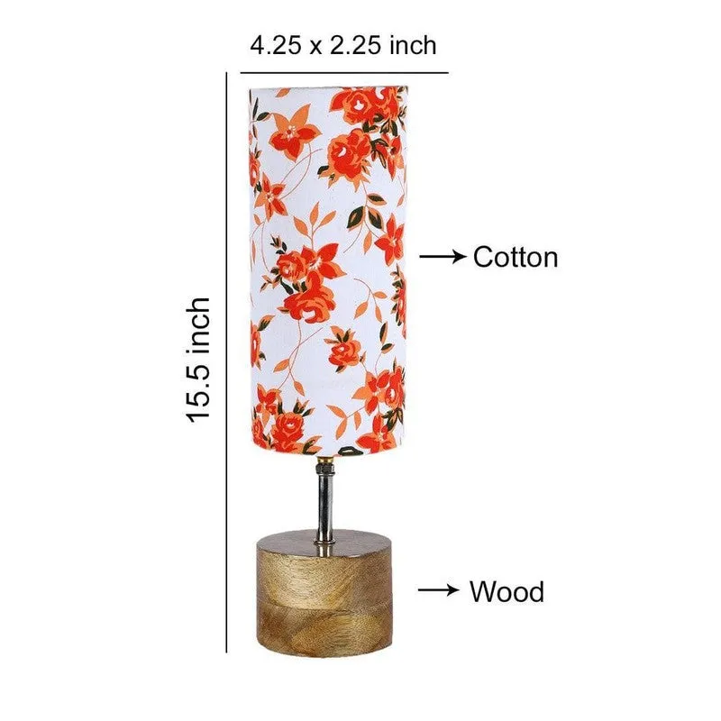 Orange County Rustic Fabric Table Lamp - Multicolor media 7