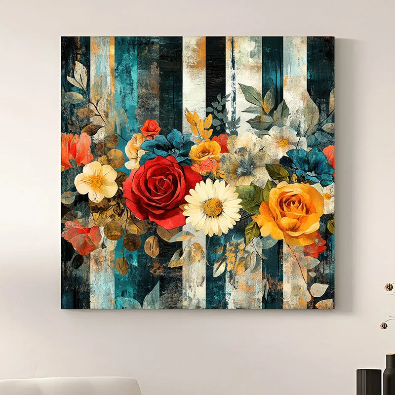 Floral Striations Wall Art media 2