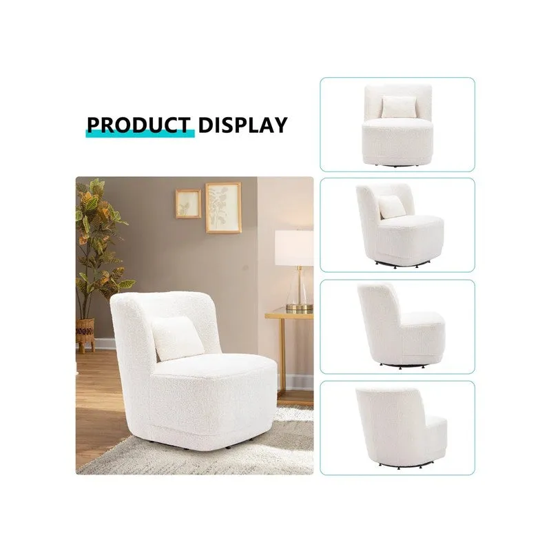 Urbano Neem Wood Accent Chair - Beige media 7