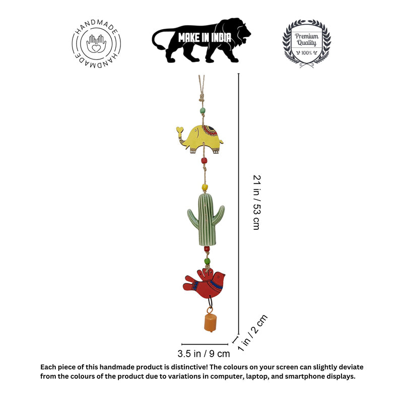 Boho Bliss Handpainted Whindchime media 5