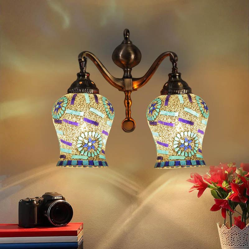 Twilight Metal Mosaic Wall Lamp