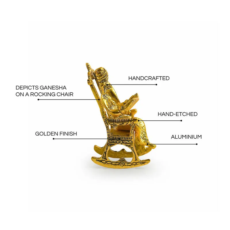 Ganesha Dhyan Handcrafted Idol media 6