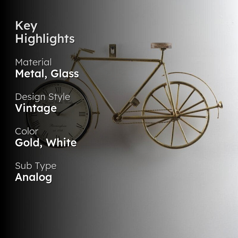 Bicycle Bass Wall Clock media 2