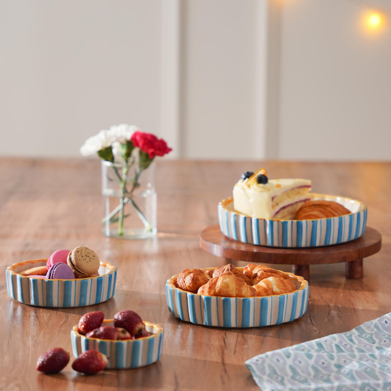 Parisienne Snack Plate - Set Of Four media 3