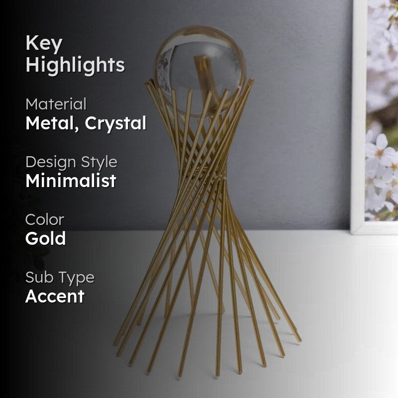 Crystal Swirla Showpiece media 2