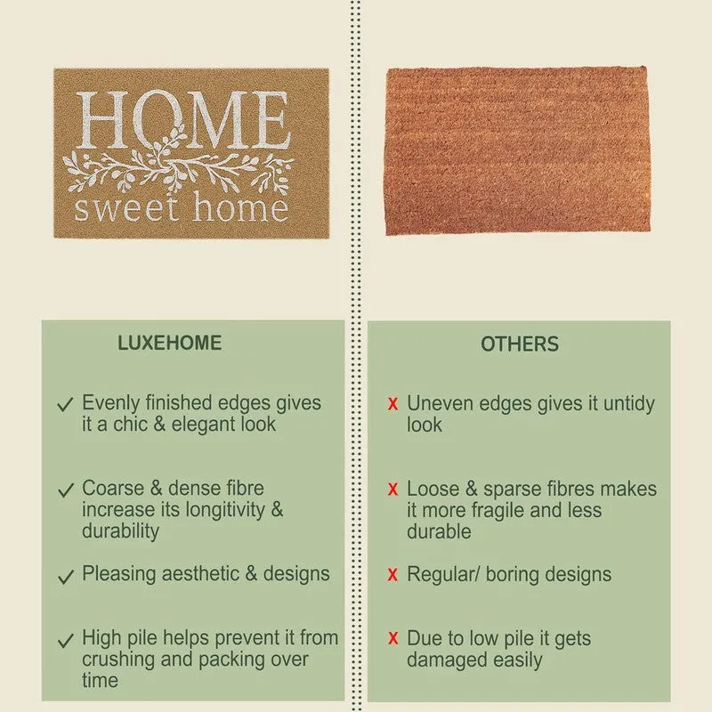 Home Sweet Home Coir Door Mats - Brown media 7
